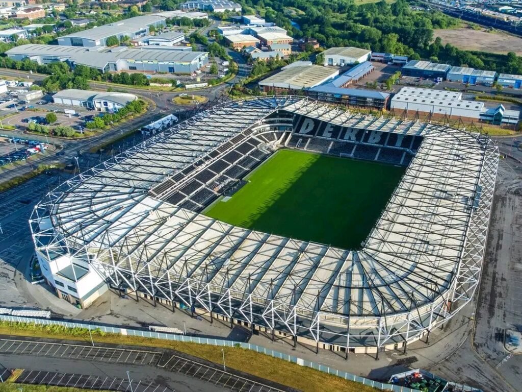 🏟️ Reborn at Pride Park! Derby County Unveil £350 Million Futuristic Stadium Transformation