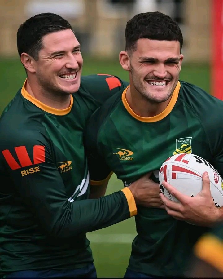 ๐๐ THE KING RETURNS IN GREEN AND GOLD! ๐๐ฆ๐บ Nathan Cleary, the master of precision and power, is back to command the Kangaroos as they prepare for a blockbuster showdown against England! ๐๐ฅ With his world-class kicking game, calm leadership, and big-match brilliance, Cleary is set to remind the world why heโs rugby league royalty. Australiaโs golden general is ready to ignite the field โ and the hearts of every fan wearing green and gold! ๐ฅ