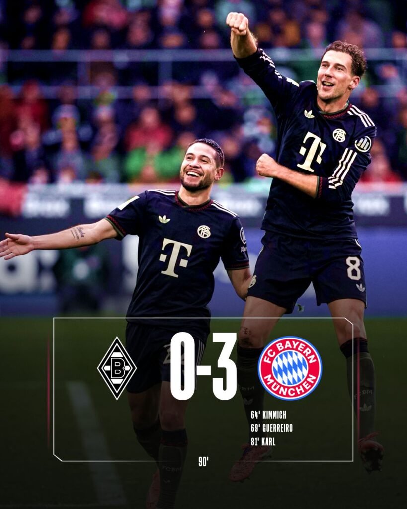 🔔 ENDE! 🔔  3 Tore & 3 Punkte in Mönchengladbach!! 🔥