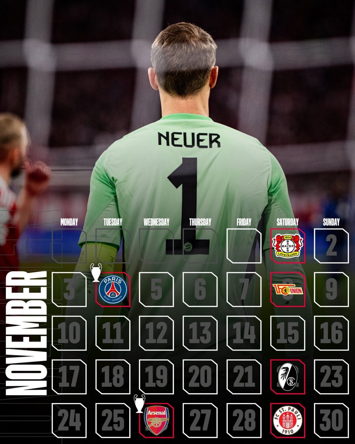 EINGESCHWOREN auf unsere Spiele im November 🗓🔴