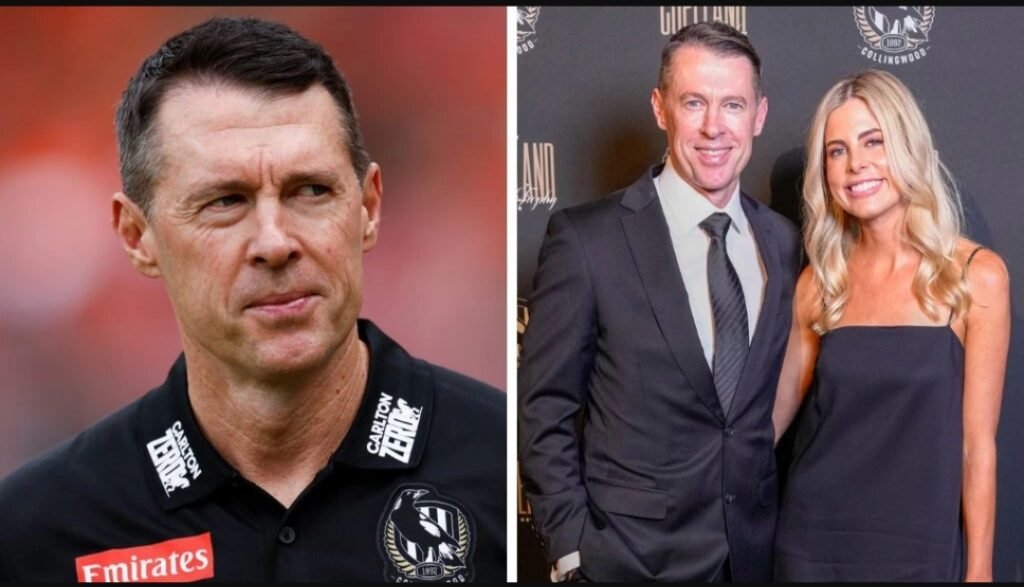 Craig McRae’s wife puts him in his place over Adam Kingsley incident:  Collingwood coach Craig McRae revealed the five-word message from his wife that left him realising he had overstepped the mark.