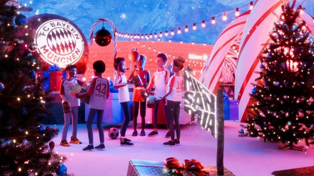 Das Event, präsentiert von schauinsland-reisen, verwandelt das rot leuchtende Stadion in ein echtes Wintermärchen