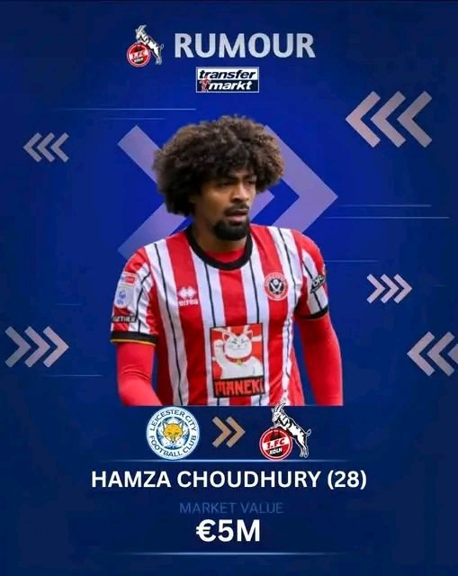 Gerüchteküche: Der 1. FC Köln beobachtet den bangladeschischen Nationalspieler Hamza Choudhury und erwägt einen möglichen Wechsel von Leicester City. Könnte der Premier-League-Mittelfeldspieler der nächste Star in der Bundesliga werden?……