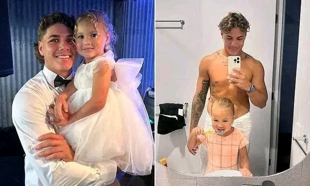💖🎉 Daddy’s Little Inspiration! Brisbane Broncos’ electric fullback Reece Walsh melts hearts as he celebrates his daughter Leila’s 4th birthday, calling her his “greatest motivation” both on and off the field. Fans flood social media with love as the NRL sensation shares emotional moments from the celebration — proving that behind the speed, skill, and spotlight, lies a devoted dad whose biggest victory is fatherhood. 👨👧💫💛 #HappyBirthdayLeila #ReeceWalsh #BroncosStar