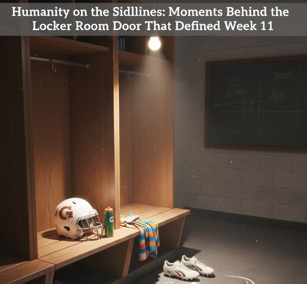Humanity on the Sidelines: Moments Behind the Locker Room Door That Defined Week 11