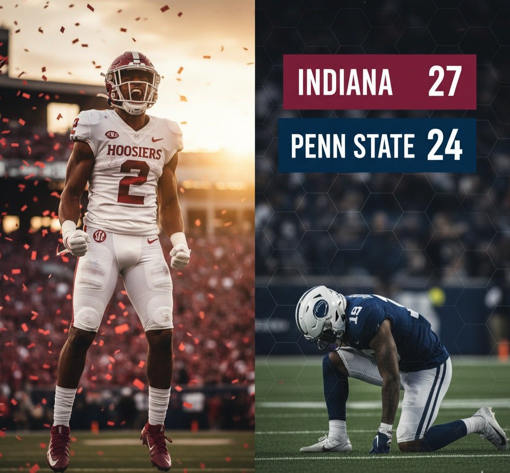 Indiana’s Red-Zone Blueprint Breaks Penn State’s Resolve and Fuels Hoosiers’ Dramatic Road Win