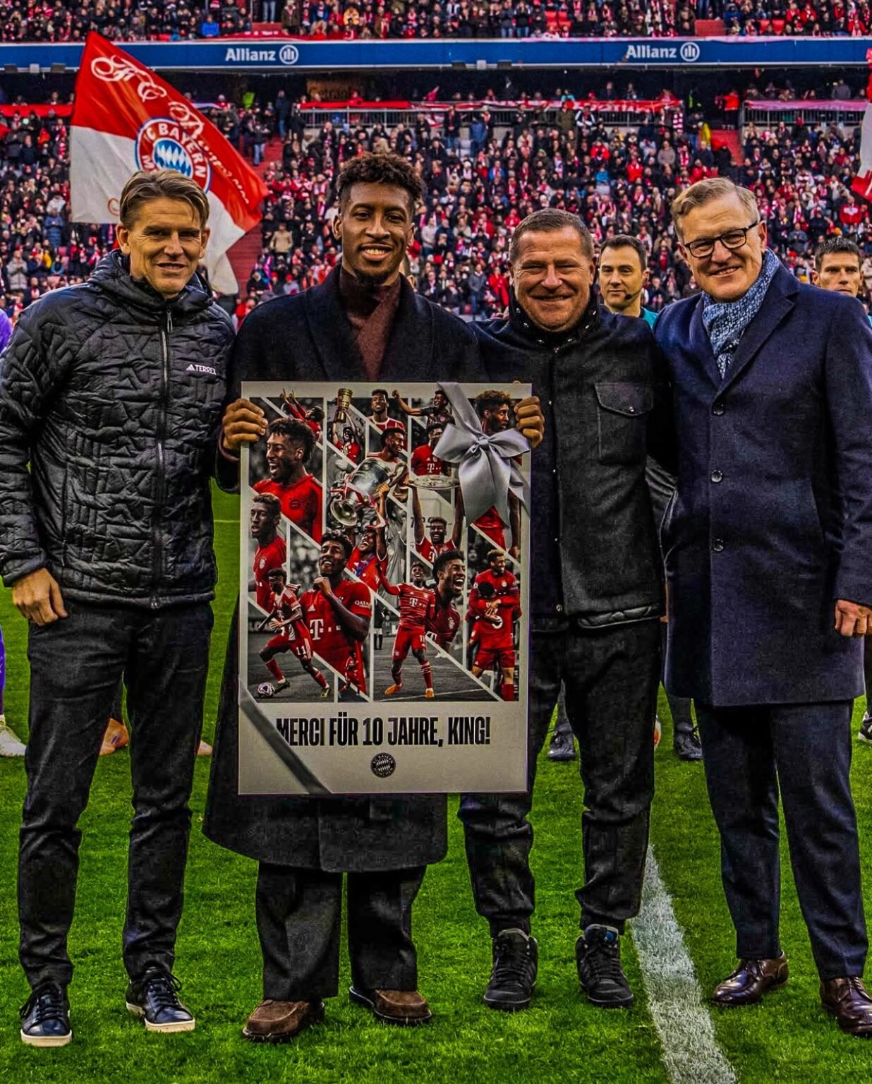 Der FC Bayern München gratuliert Kingsley Coman zu seinem 10-jährigen Jubiläum beim Klub! Insgesamt bestritt er 339 Pflichtspiele und kam auf starke 143 Torbeteiligungen (Tore + Assists) für die Roten.