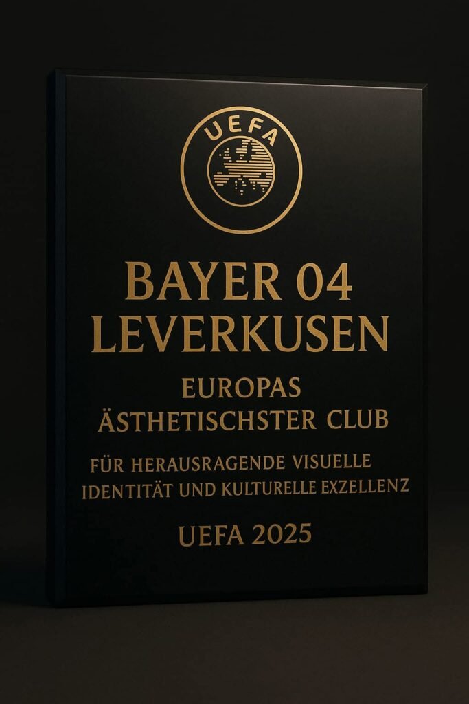 🔴 UEFA zeichnet die Werkself als „ästhetischsten Klub Europas“ aus! Bayer Leverkusen überzeugt mit einer starken Identität, modernem Design und Fußball als Kunstform. Ein Titel für alle, die Rot und Schwarz leben – auf dem Platz, in der BayArena, überall. Präsentiert von … Alle Details findest du hier ⬇️