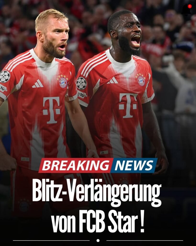 🚨 BREAKING NEWS: FC Bayern verlängert mit Abwehr-Duo!