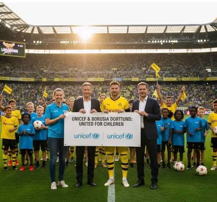 Schwarz-Gelbe Hilfe: BVB und UNICEF machen sich stark für Kinder weltweit