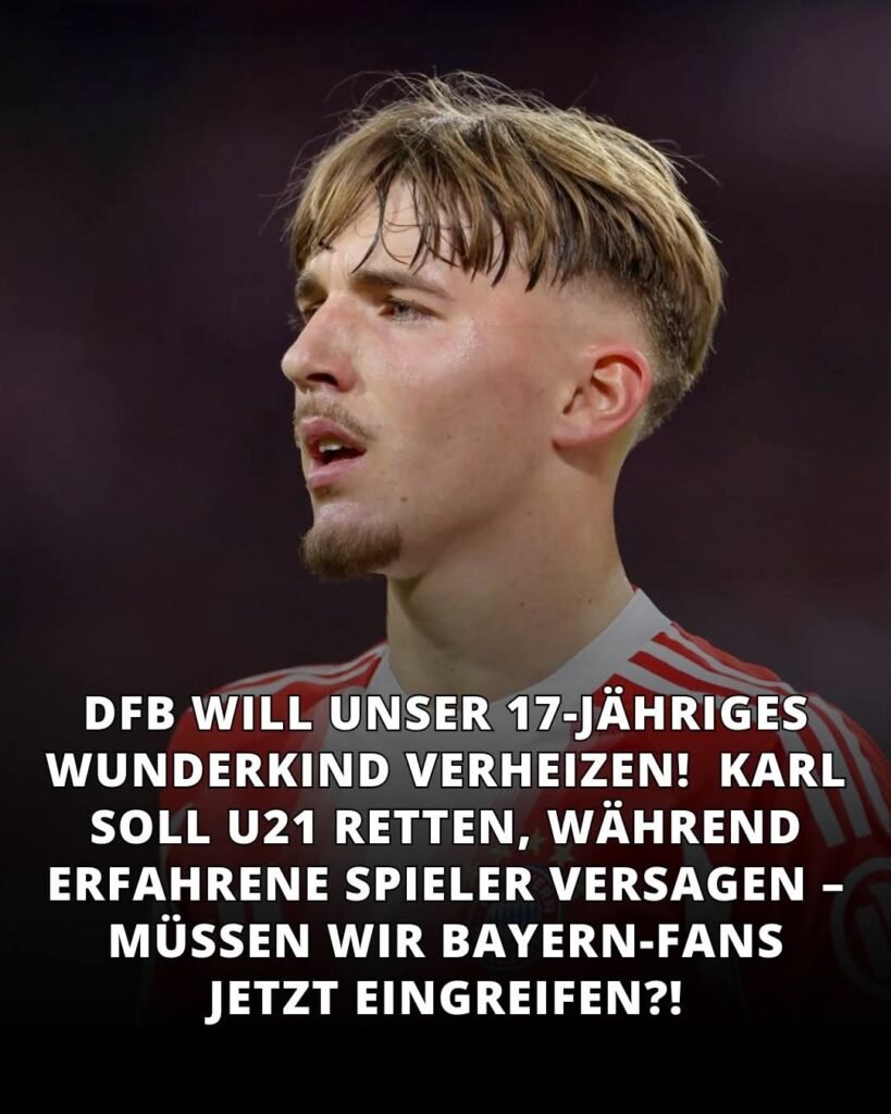 Es ist ein Moment, auf den jeder junge Fußballer sein Leben lang hinarbeitet: Die erste Nominierung für eine Nationalmannschaft. Für Lennart Karl, unser 17-jähriges Wunderkind vom FC Bayern München, ist dieser Moment jetzt gekommen. Antonio Di Salvo, Trainer der….