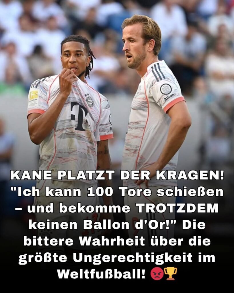 Harry Kane hat ausgesprochen, was JEDER Bayern-Fan seit Jahren denkt! Unser Kapitän, der beste Stürmer der Welt, der Mann, der Tore am Fließband produziert wie kein Zweiter – dieser Harry Kane hat im Interview mit dem Mirror eine Bombe platzen lassen, die die gesamte Fußballwelt zum Nachdenken bringen sollte! „Ich könnte in dieser Saison 100 Tore….
