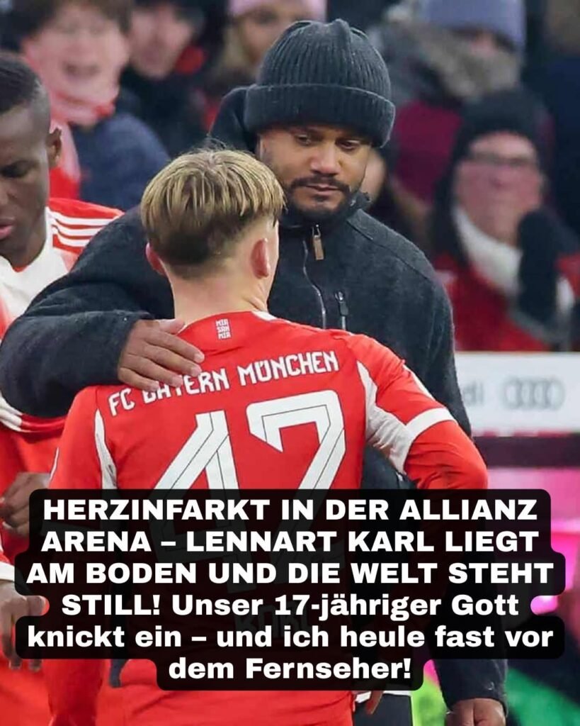 Mia san mia… aber ohne dich, Lennart, sind wir nur mia. VERDAMMT NOCHMAL! Es war einer dieser Augenblicke, die jedem Bayern-Fan das Blut in den Adern gefrieren lassen. Ein flacher Pass, ein harter Zweikampf, ein verdrehter Schritt –