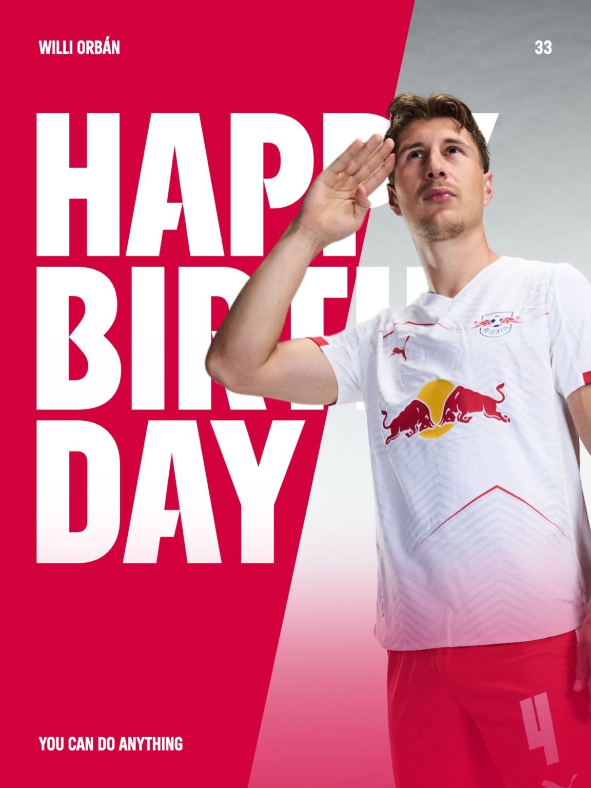 🎉 Happy Birthday, Willi! 🎉 🫡 Alles Gute zum 33. Geburtstag, Willi! Der ganze Verein und die Fans wünschen dir nur das Allerbeste – Gesundheit, Erfolg und noch viele starke Momente auf dem Platz.