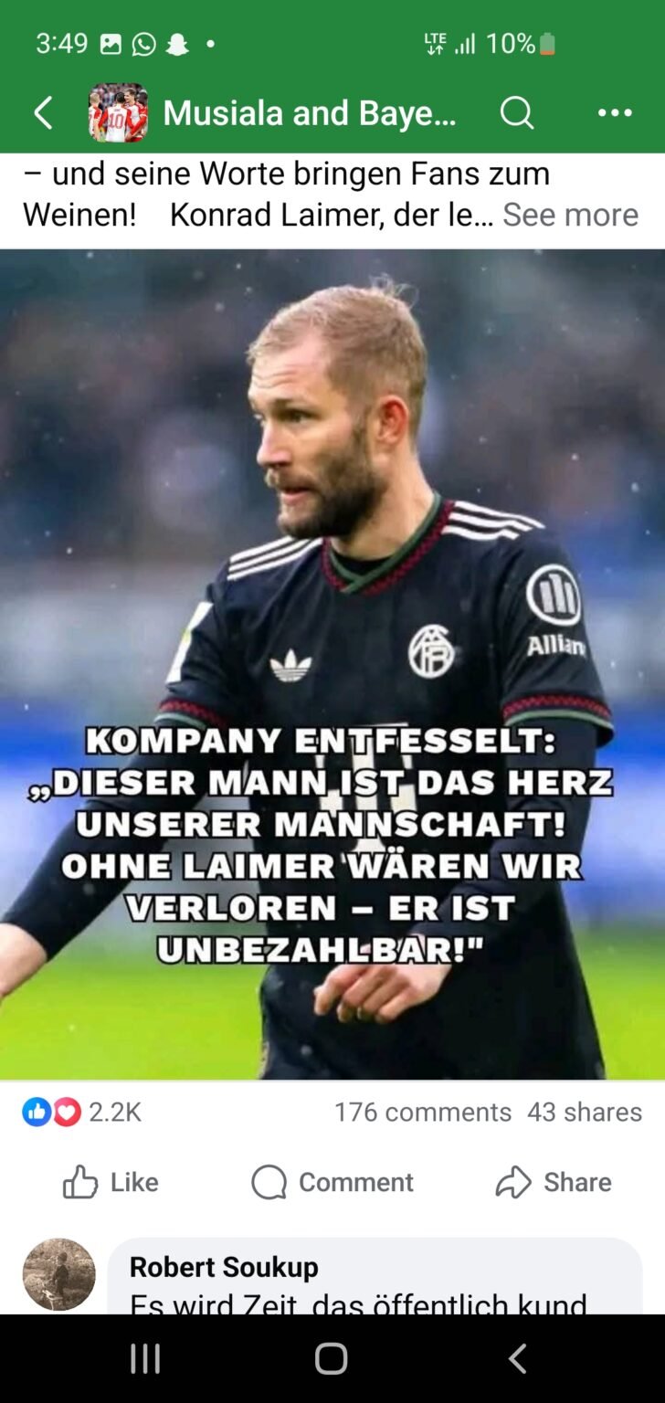 Laimers Vertrag könnte noch in diesem Jahr verlängert werden – inklusive Gehaltserhöhung