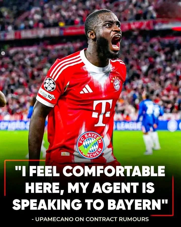 BREAKING NEWS: Dayot Upamecano hat einen neuen Vierjahresvertrag bis 2030 beim FC Bayern München unterschrieben und wird damit zum bestbezahlten Verteidiger der Bundesliga-Geschichte. Der deutsche Rekordmeister bestätigte die Einigung offiziell und betonte die Bedeutung des französischen Nationalspielers für die zukünftige Ausrichtung des Teams. Upamecano selbst zeigte sich hochzufrieden und sagte, dass er sich in München sehr wohlfühle und seine Entwicklung hier weiter vorantreiben wolle. Der Verein sieht in ihm eine zentrale Stütze für die kommenden Jahre in allen Wettbewerben weiterhin.