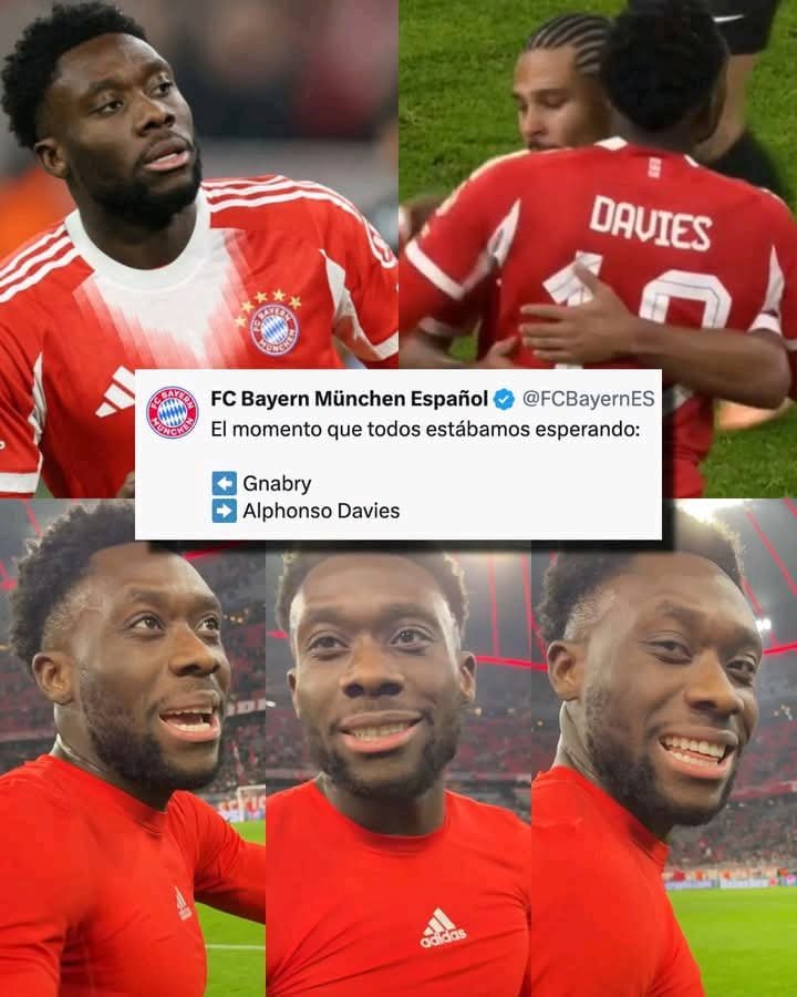 THIS IS WHERE THE WHOLE SOCCER PLANET IS SMILING!! After more than 8 months out due to injury, Alphonso Davies returned to play an official match. Canadian Railways made a change in Bayern Munich’s triumph over Sporting de Portugal in the Champions League. The referee of the Canadian National Team wants to close the season with a bang with the German giant and dreams of playing his second World Cup. What a pleasure to be able to write: ALPHONSO DAVIES IS BACK LADIES AND GENTS!!