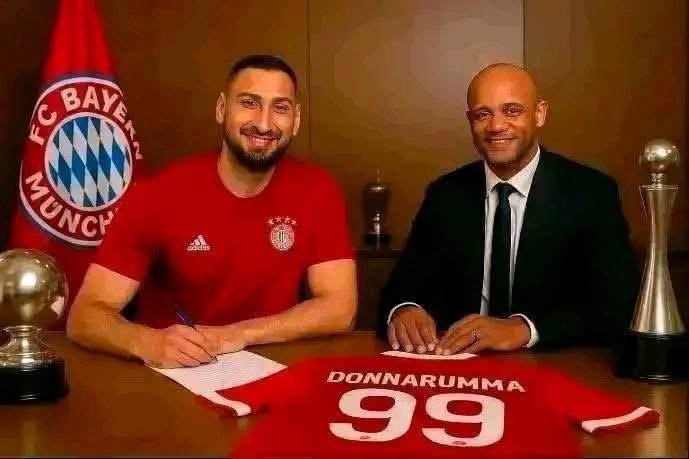 Der FC Bayern München hat einen spektakulären Coup gelandet: Gianluigi Donnarumma wechselt in die Bundesliga und unterschreibt einen Fünfjahresvertrag beim deutschen Rekordmeister – trotz des großen Interesses von Manchester United und Chelsea. Der Weltklasse-Torhüter soll Bayerns defensive Stabilität entscheidend stärken und als unumstrittene Nummer eins eine neue Ära der Dominanz einläuten, indem er die Fans mit überzeugenden Auftritten und absoluter Sicherheit im Tor begeistert.
