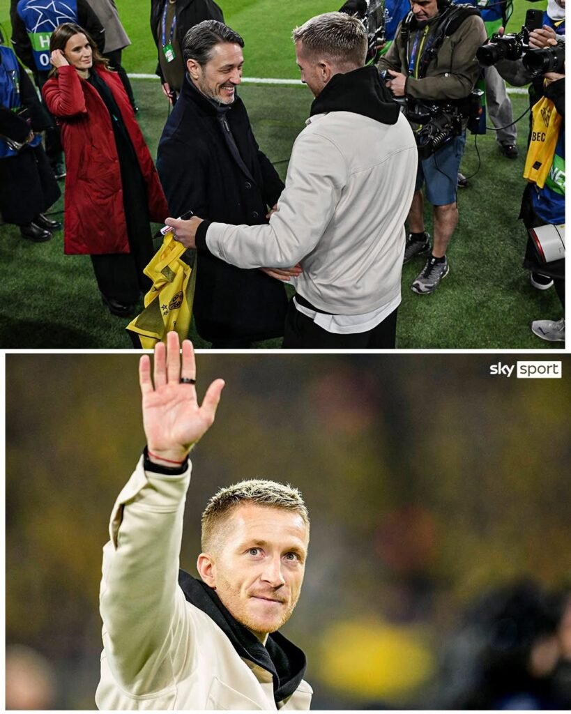 Borussia Dortmund icon Marco Reus makes a celebrated return to the club as he appears at Signal Iduna Park for the Champions League home clash against FK Bodø/Glimt, stepping into a meaningful new chapter of his lifelong connection with BVB. The Dortmund-born former captain is now taking on a fresh and influential position as an official club ambassador, representing the Schwarzgelb identity with pride while continuing to inspire supporters and embody the spirit of the team he has long defined.
