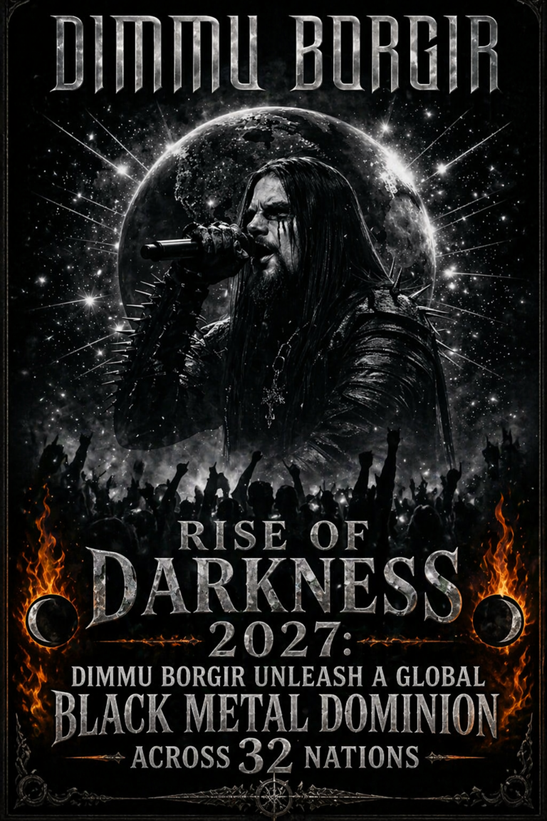 🌑🔥 RISE OF DARKNESS 2027: Dimmu Borgir Unleash a Global Black Metal Dominion Across 32 Nations 🔥🌑