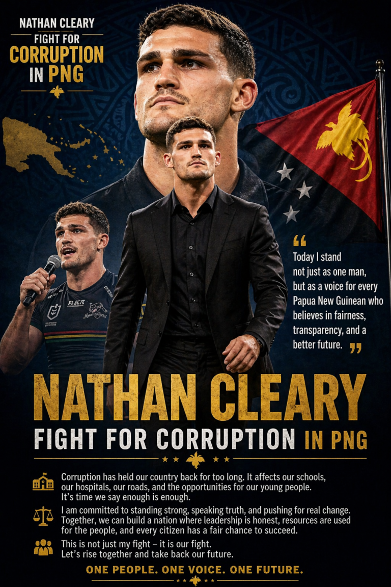 🔥 STANDING FOR CHANGE: Nathan Cleary Raises His Voice in the Fight Against Corruption in Papua New Guinea 🇵🇬🇵🇬..