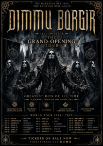 🔥 Symphonic Darkness Rises Again: Dimmu Borgir Returns for a Monumental Greatest Hits Tour 🔥..